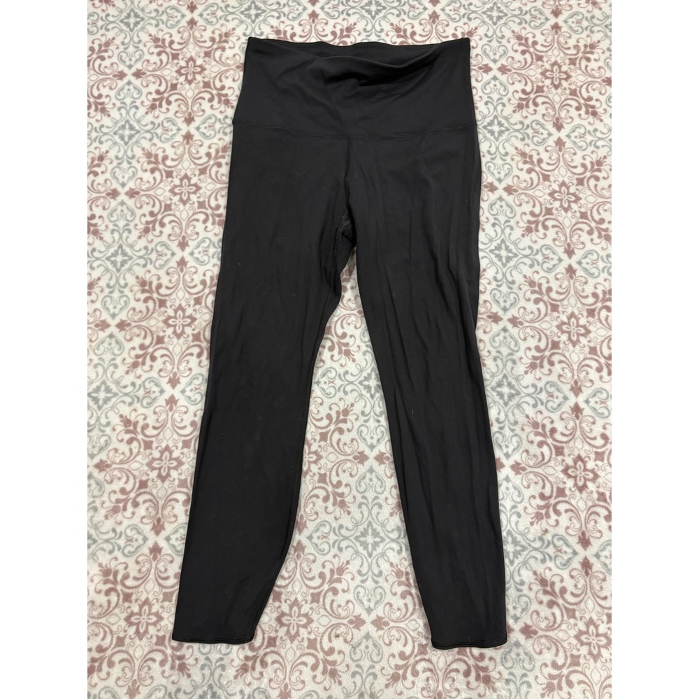 All in Motion Womens High-Waisted Active Leggings Black Size L Large